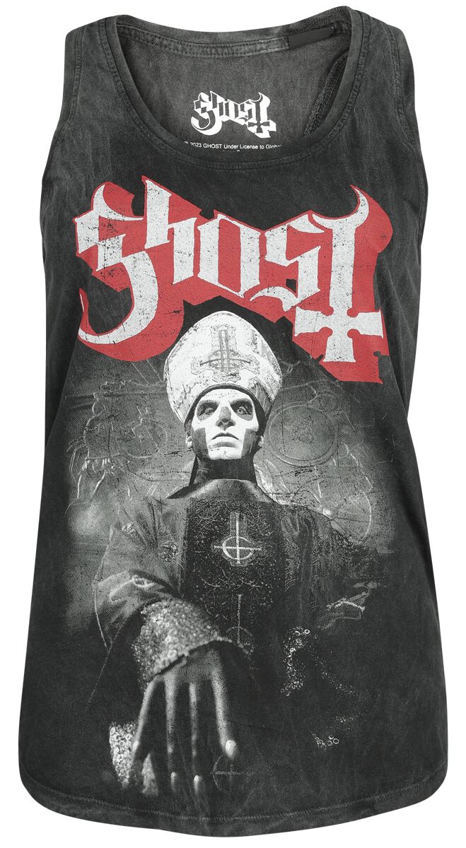 Ghost Papa Ring Top anthrazit in 3XL