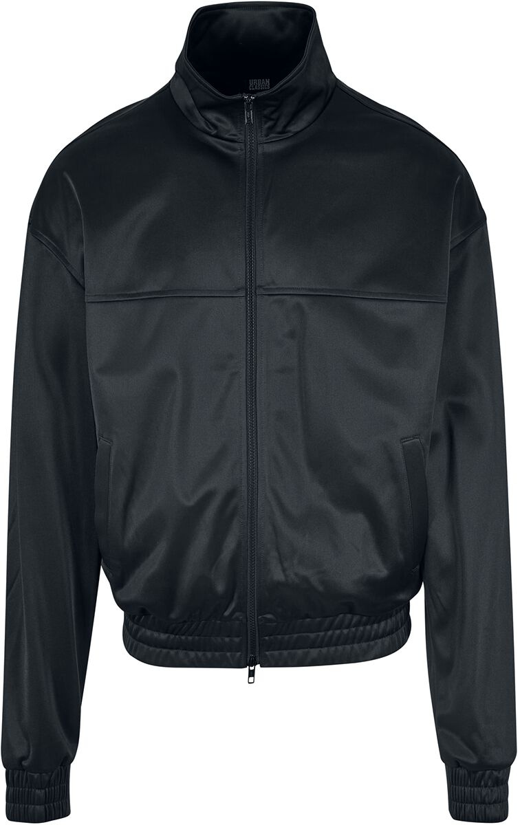 Urban Classics Trainingsjacke - Classic Track Jacket - M bis XXL - für Männer - Größe XL - schwarz