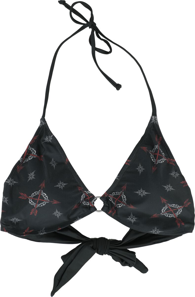 Image of Reggiseno bikini di Black Premium by EMP - Bikini Top With Celtic Prints - S a XXL - Donna - nero