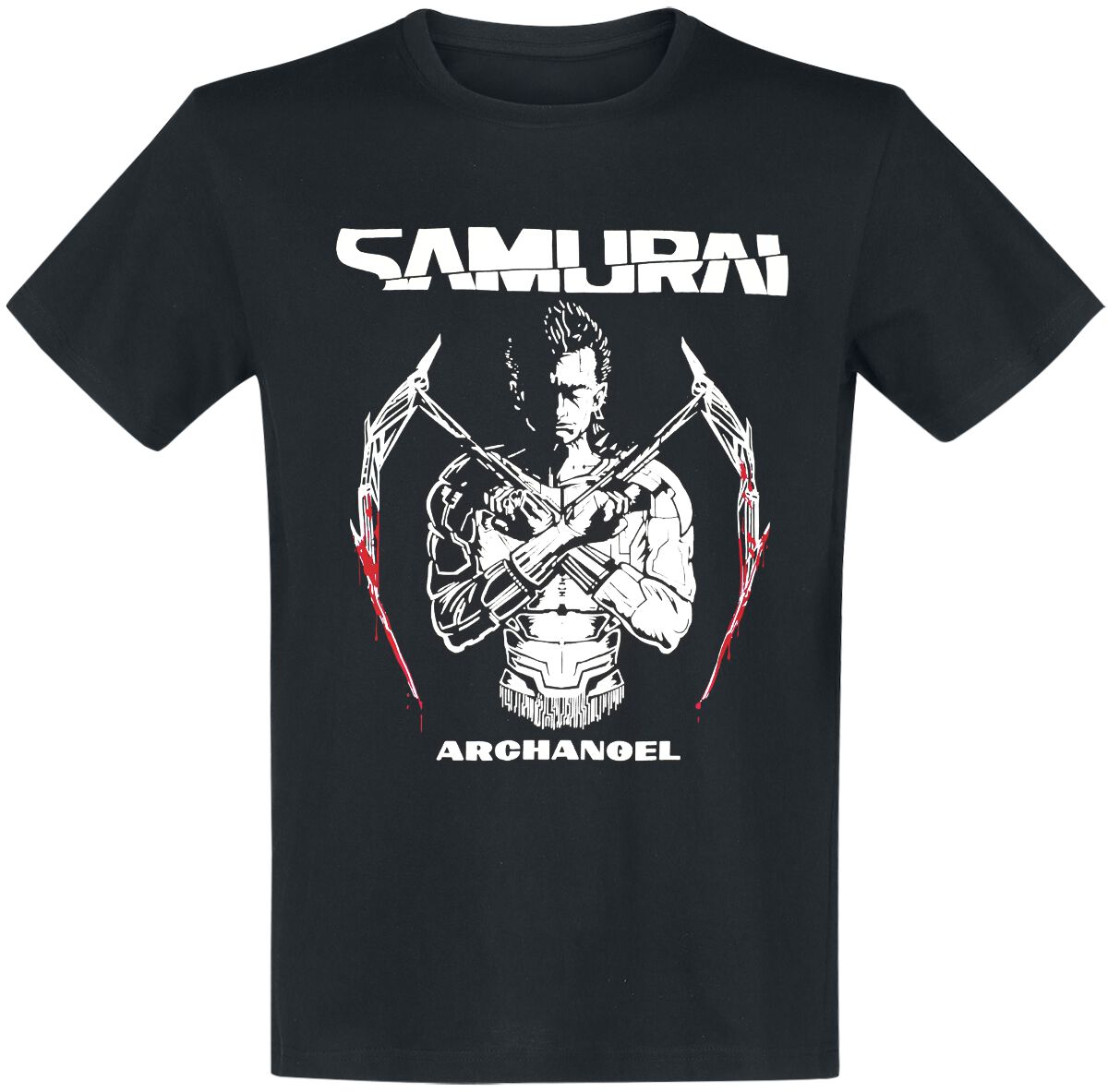 Cyberpunk 2077 - Gaming T-Shirt - Archangel - S bis XXL - für Männer - Größe M - schwarz  - EMP exklusives Merchandise!