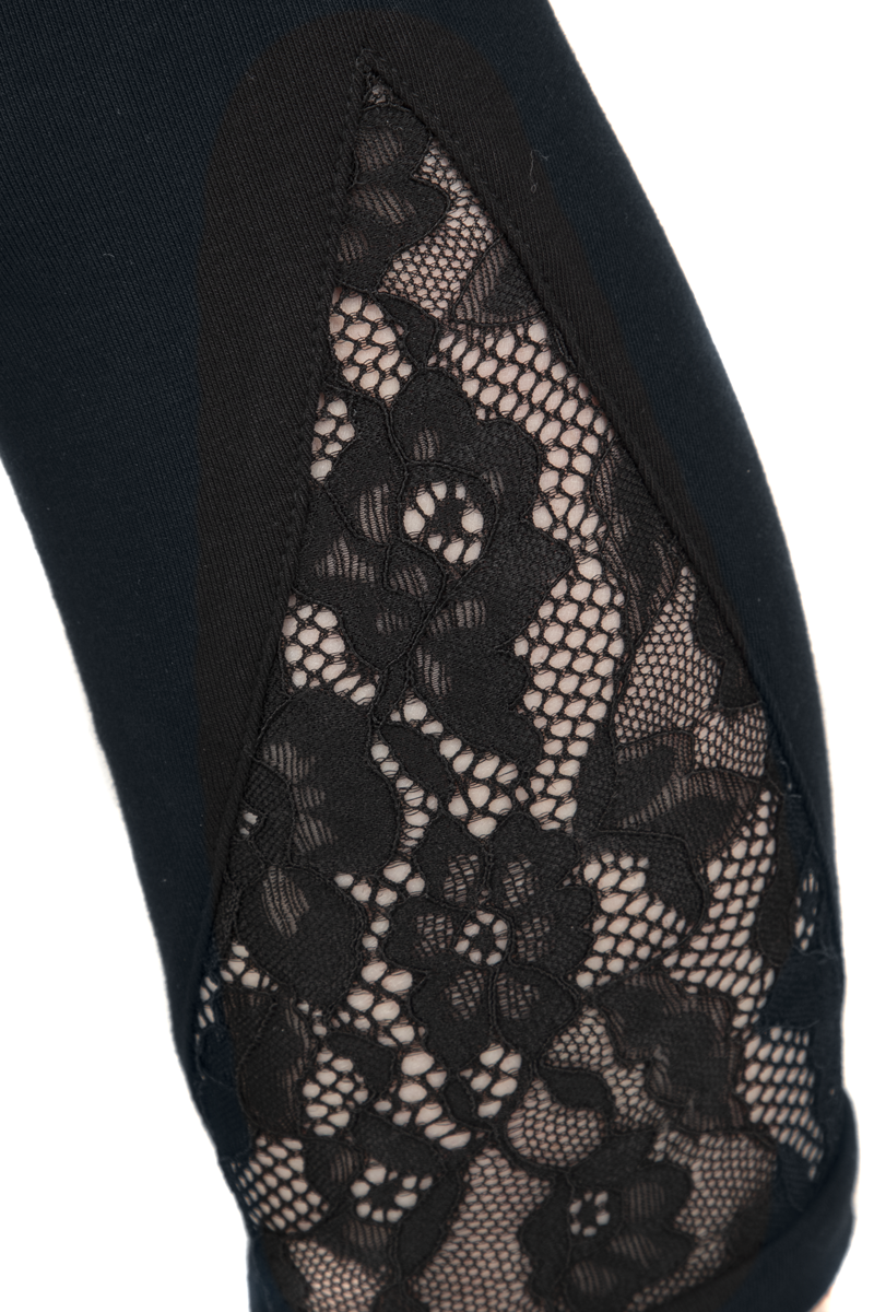 Thumbnail - RED by EMP Leggings mit Spitze Leggings schwarz in S