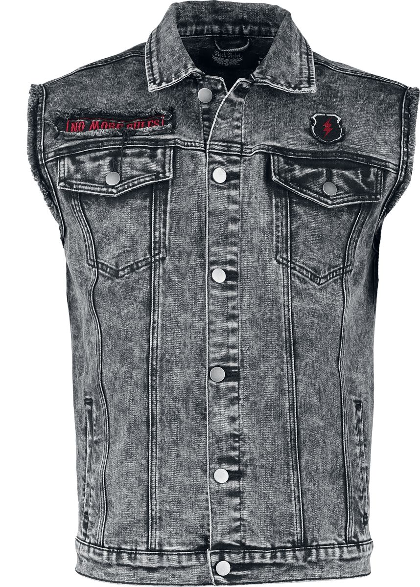Rock Rebel By Emp Free Spirit Vest Black