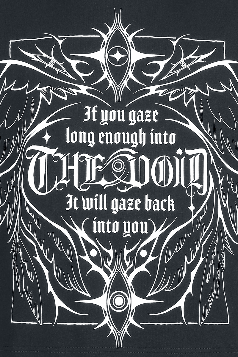 Thumbnail - Gothicana by EMP The Void T-Shirt schwarz in XXL
