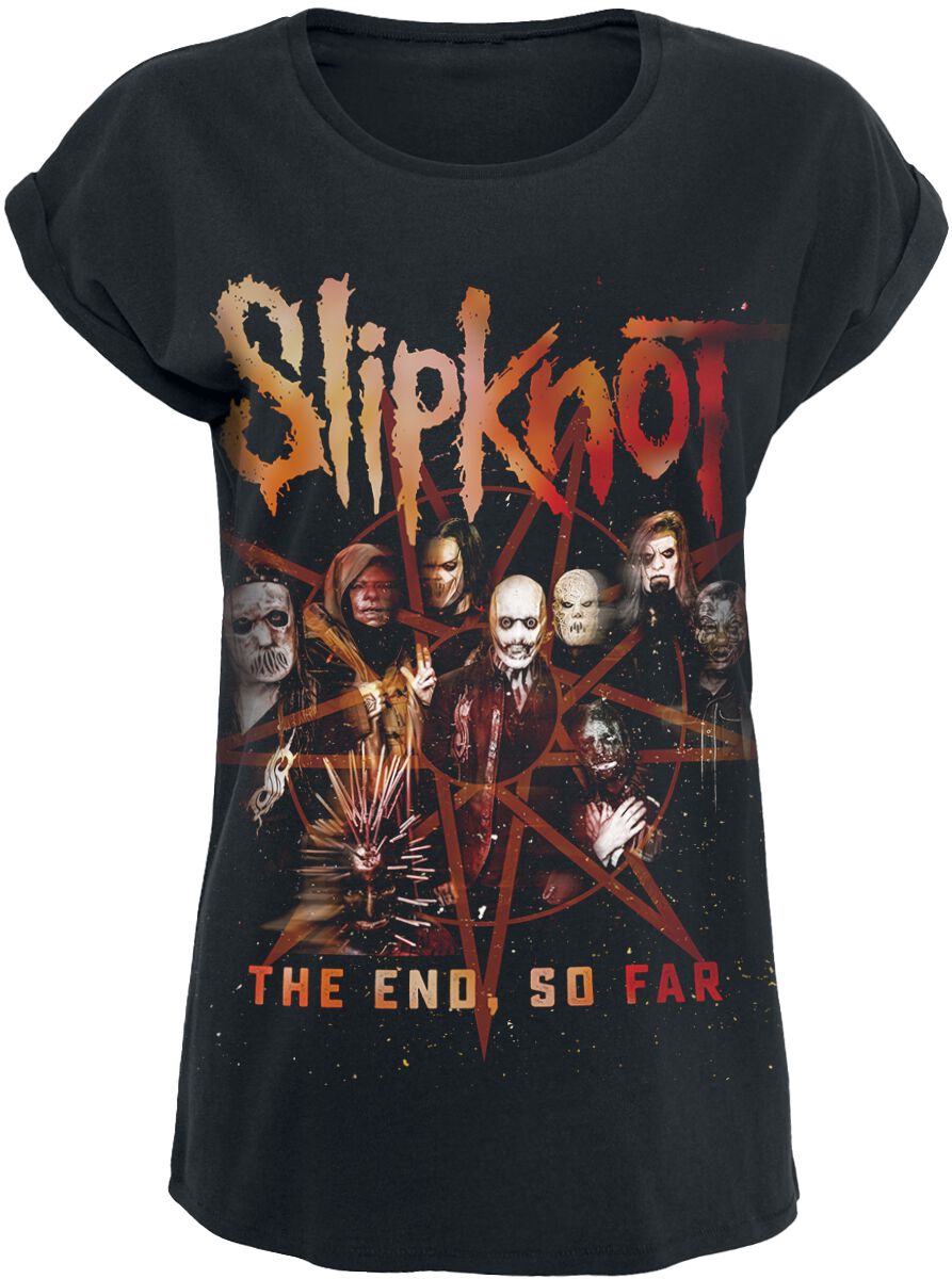 Slipknot The End, So Far Group Star T-Shirt black