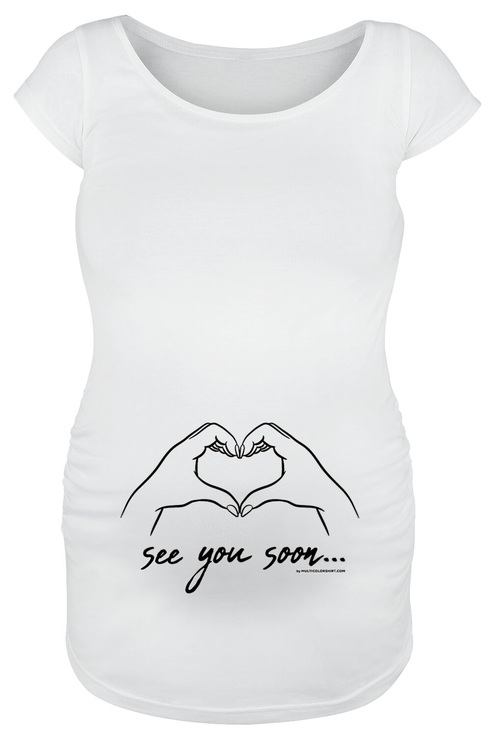 Maternity fashion See You Soon ... T-Shirt white