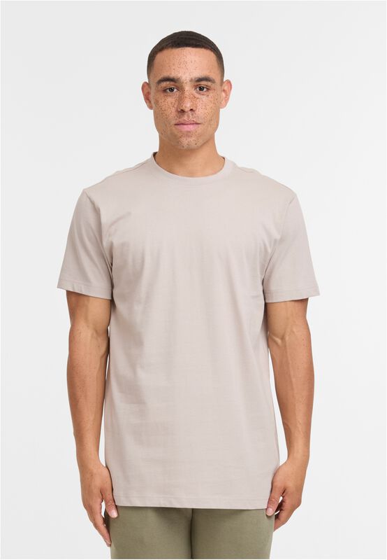 T-Shirt - Basic Tee - S bis XXL - für Männer - Größe M - grau - Männer - male