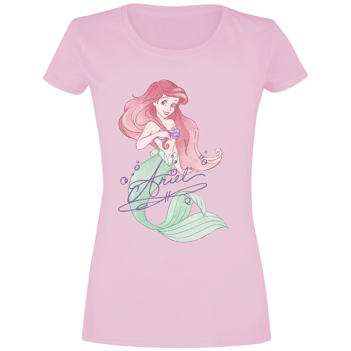 Arielle, die Meerjungfrau Signed Arielle T-Shirt rosa POD - 859648 8186586