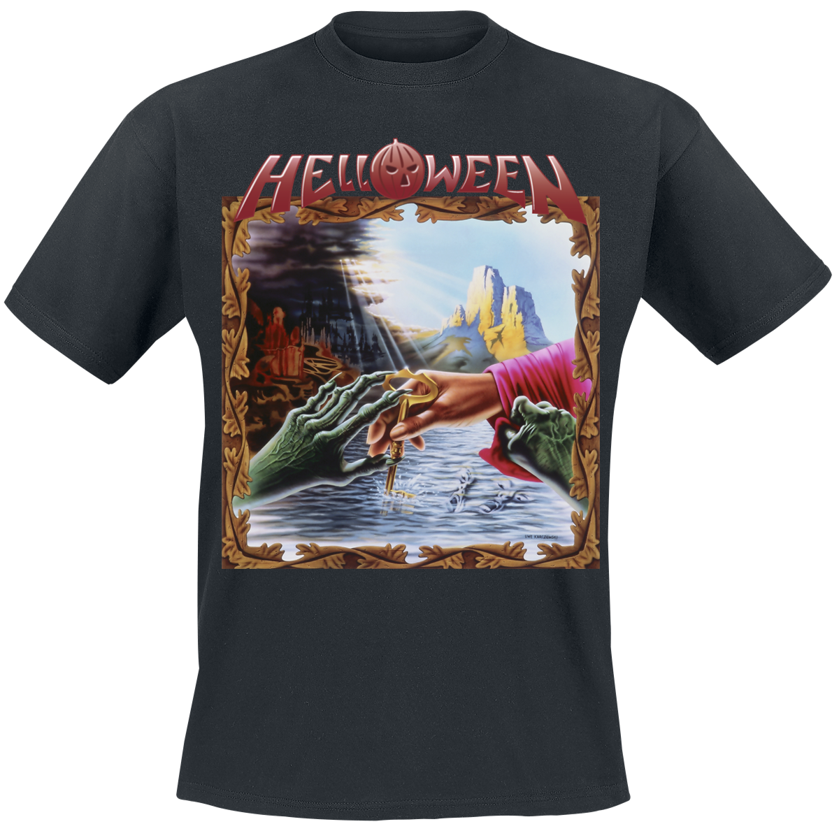 Helloween  T-Shirt - Keeper Of The Seven Keys - for Men - black