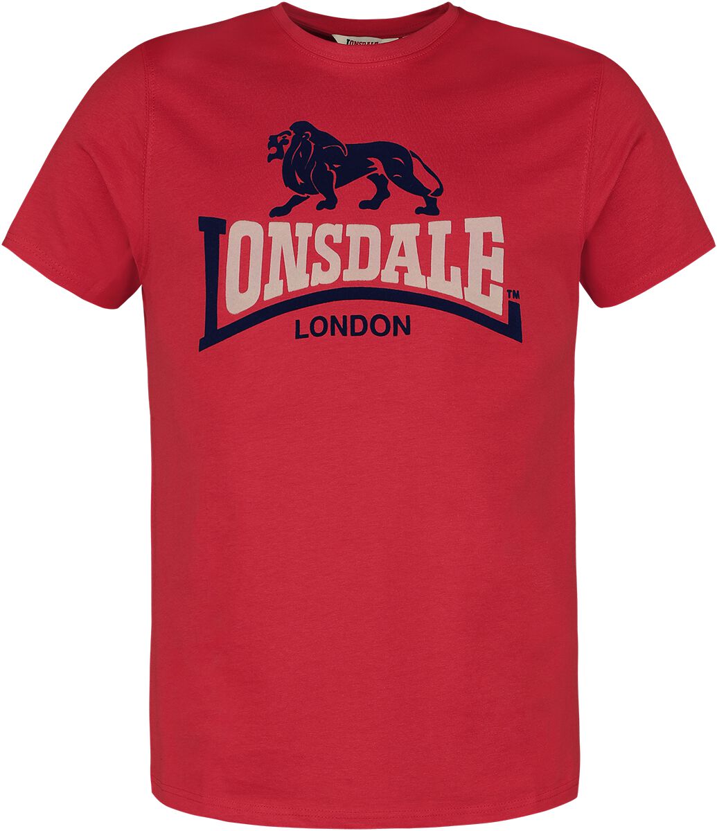 T-Shirt Manches courtes de Lonsdale London - LUBCROY - S - pour Homme - rouge