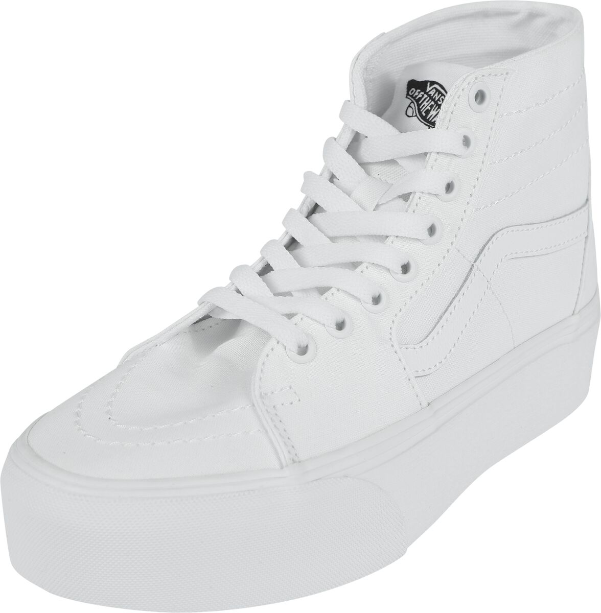 Vans Sneaker high - SK8-Hi Tapered Stackform Canvas True White - EU37 bis EU41 - für Damen - Größe EU37 - weiß