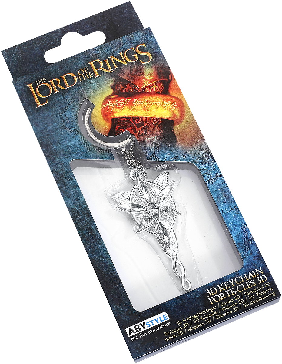 Thumbnail - Der Herr der Ringe 3D Abendstern Schlüsselanhänger multicolor