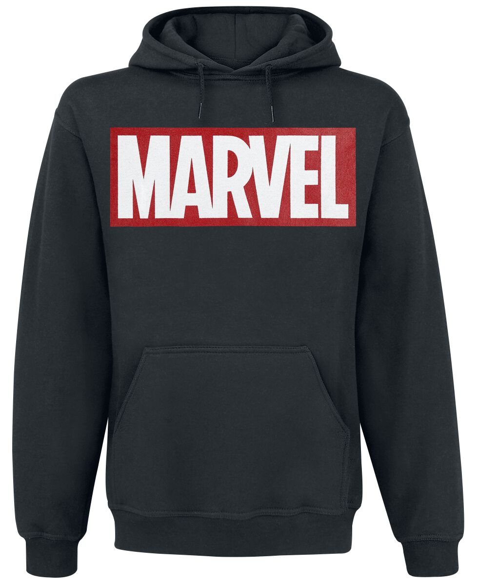 Marvel Logo Hooded sweater black