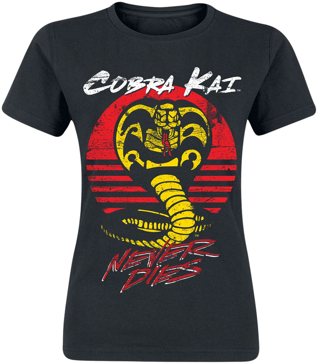 Cobra Kai Cobra Kai Never Dies T-Shirt black