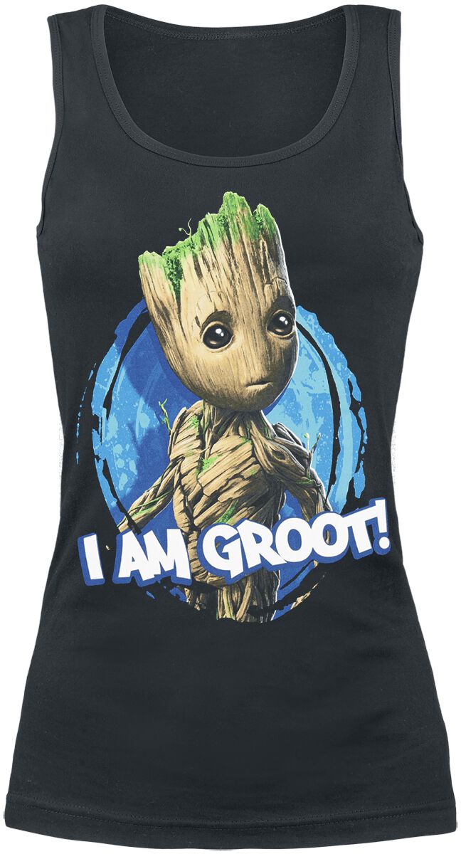 Guardians Of The Galaxy 2 - I am Groot Top black