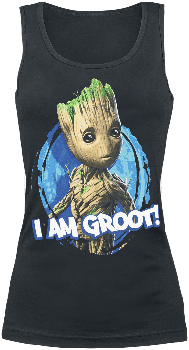 Guardians Of The Galaxy - 2 - I am Groot - Girls Top - black image