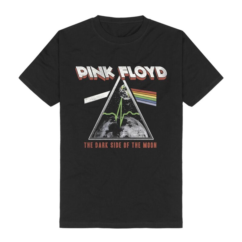 Pink Floyd T-skjorte - DSOTM Classic Prism - S til 3XL - Herrer - svart