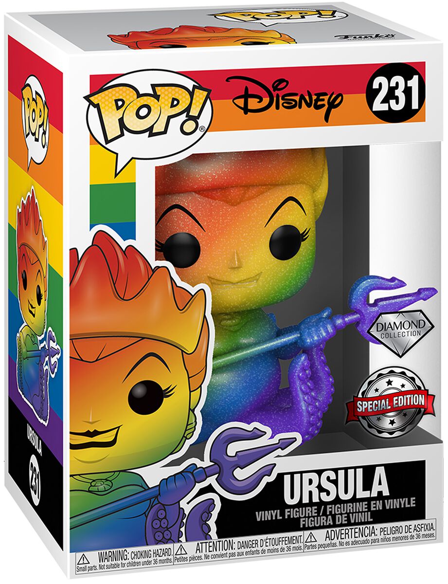 Arielle, die Meerjungfrau Ursula (Glitter) Vinyl Figur 231 Funko Pop! multicolor – 30.02% Rabatt