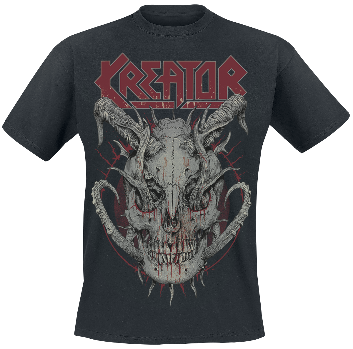 Kreator - Skull Horns - T-Shirt - black image