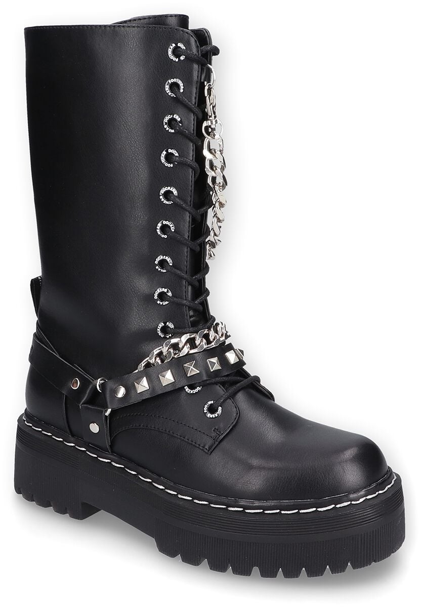 Dockers by Gerli Schnürstiefel Stiefel schwarz