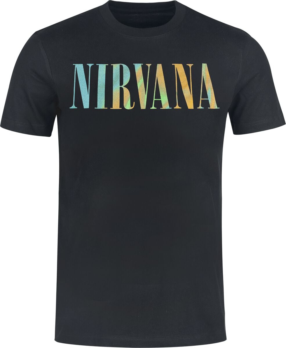 Nirvana T-Shirt - Angel - S bis 3XL - für Männer - Größe 3XL - schwarz  - Lizenziertes Merchandise!