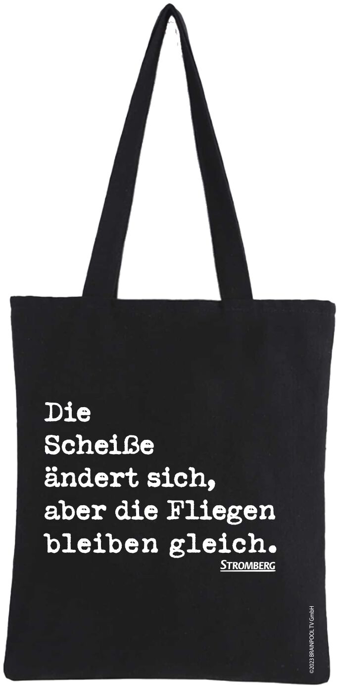 Stromberg Fliegen Stofftasche schwarz Stromberg Fliegen Stofftasche schwarz