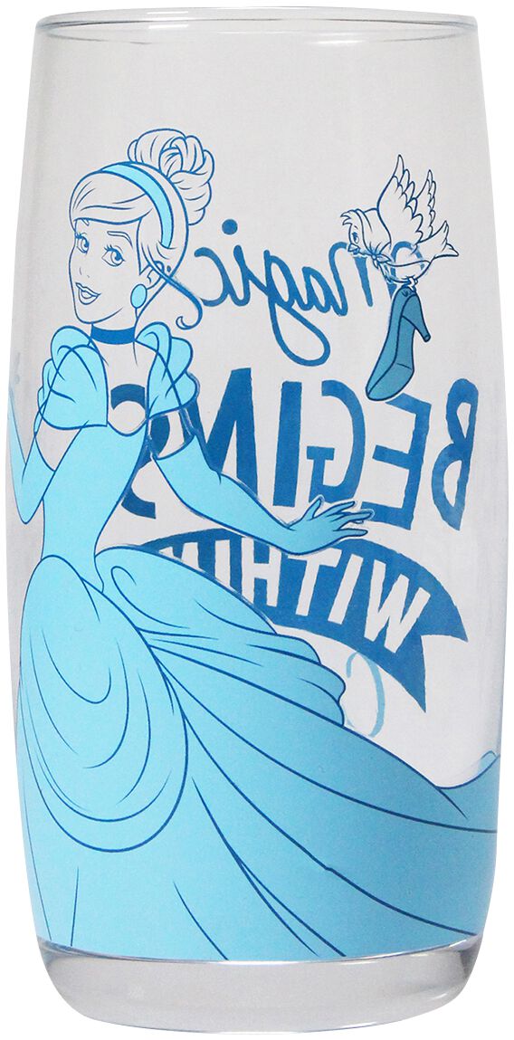 Cinderella - Disney Trinkglas - multicolor  - Lizenzierter Fanartikel
