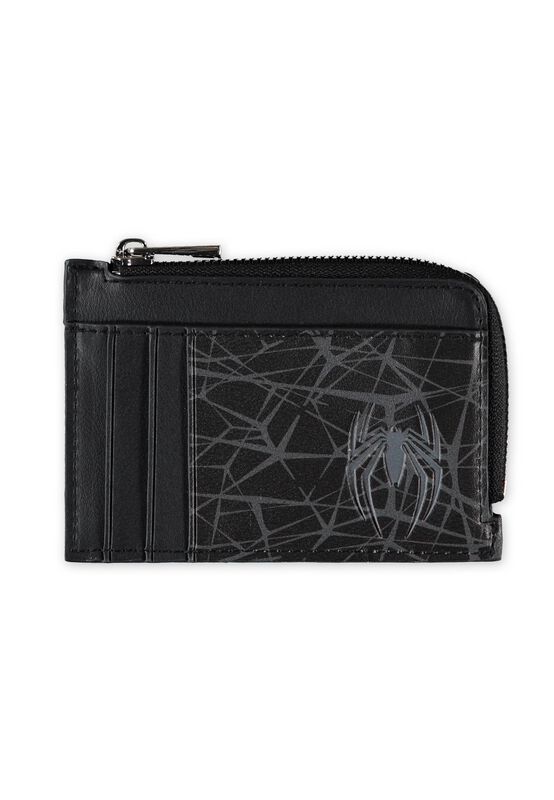 Spider-Man - Marvel Geldbörse - Logo - schwarz  - Lizenzierter Fanartikel