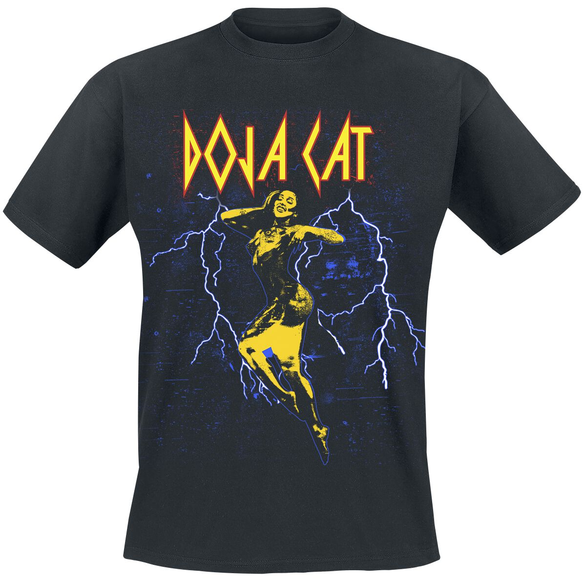 Doja Cat T-Shirt - Planet Her Lightning - L bis 3XL - für Männer - Größe XL - schwarz  - Lizenziertes Merchandise!