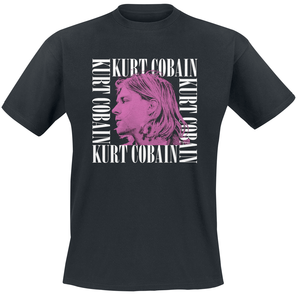 Kurt Cobain - Head Frame - T-Shirt - black image