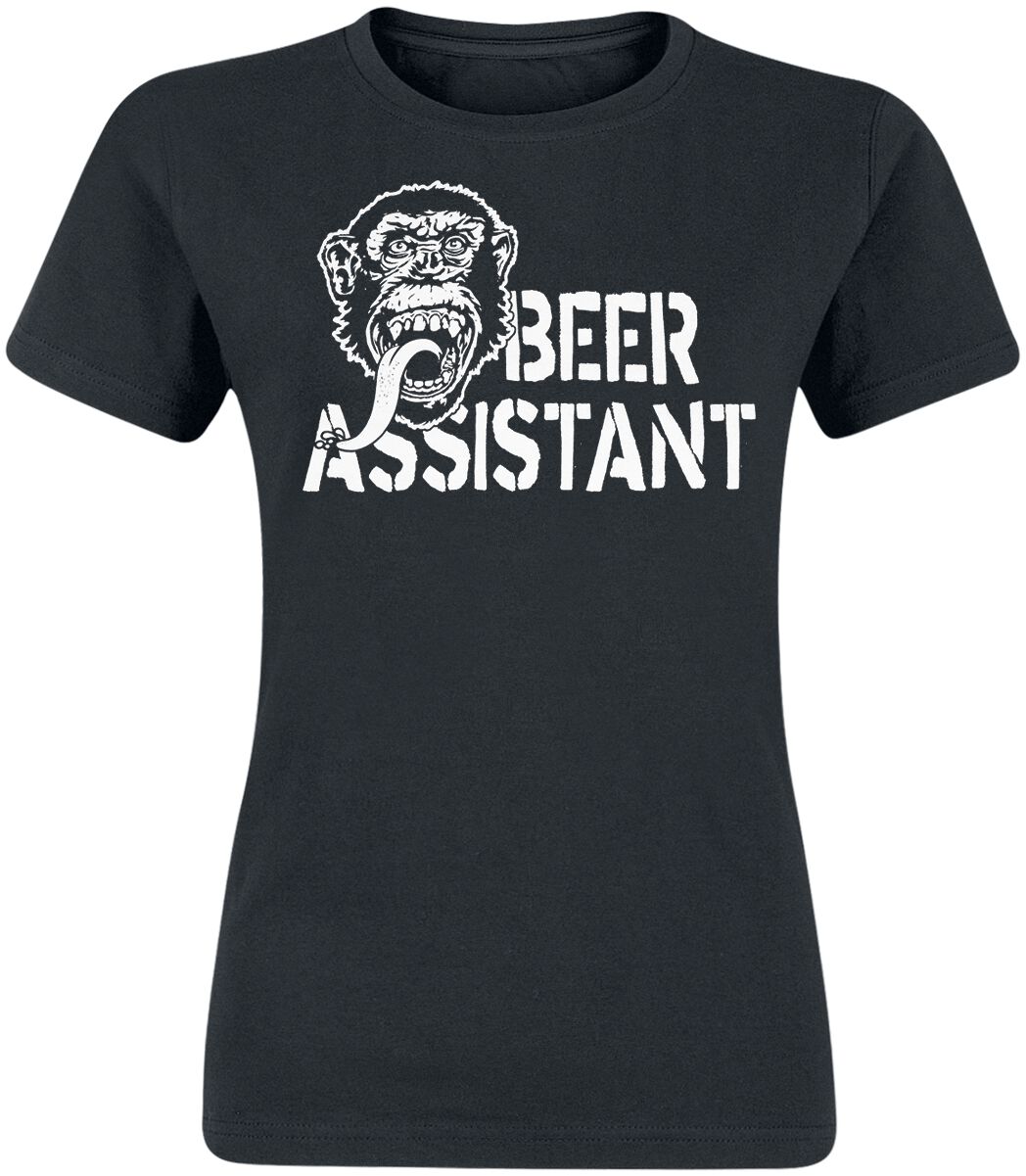 Levně Gas Monkey Garage Beer Assistant Dámské tričko černá