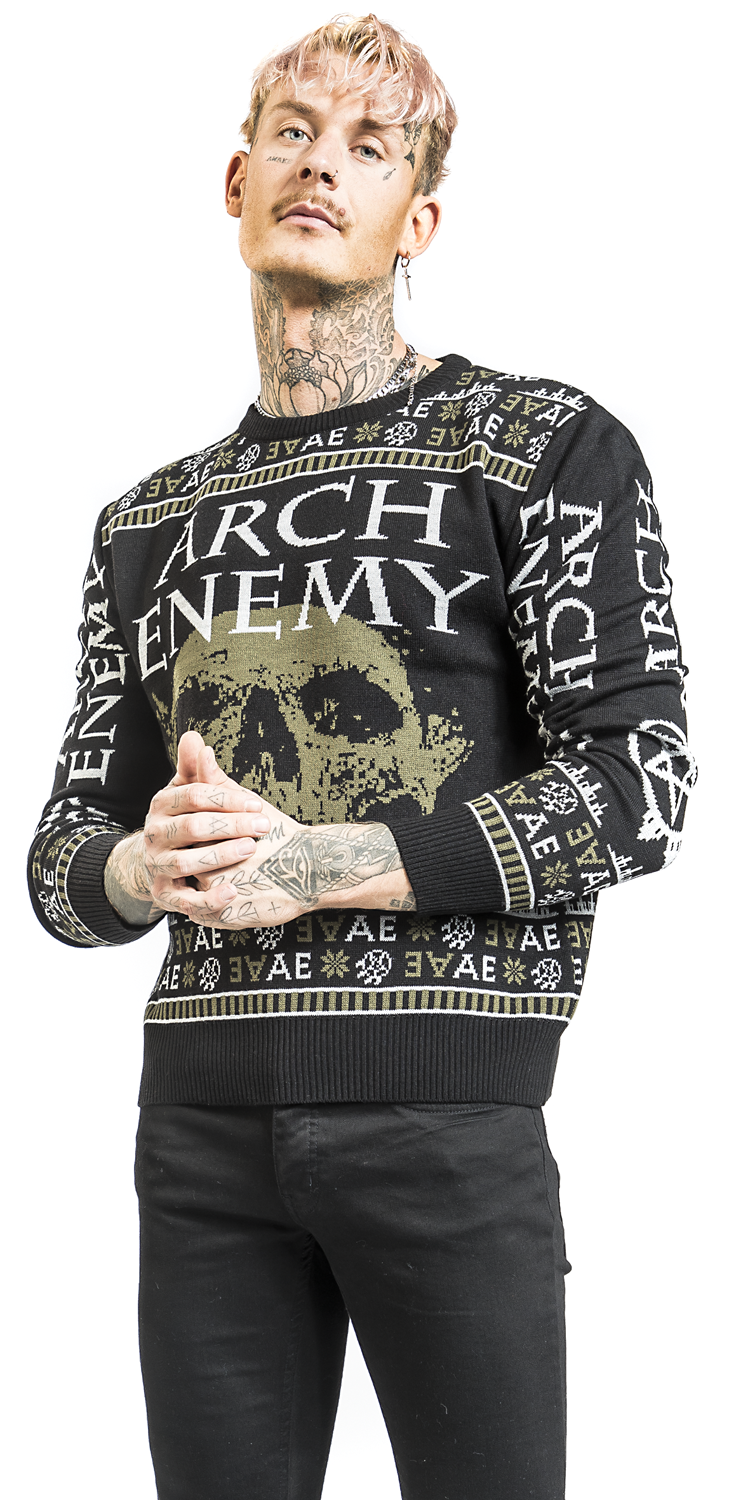 Arch Enemy Holiday Sweater 2022 Weihnachtspullover multicolor