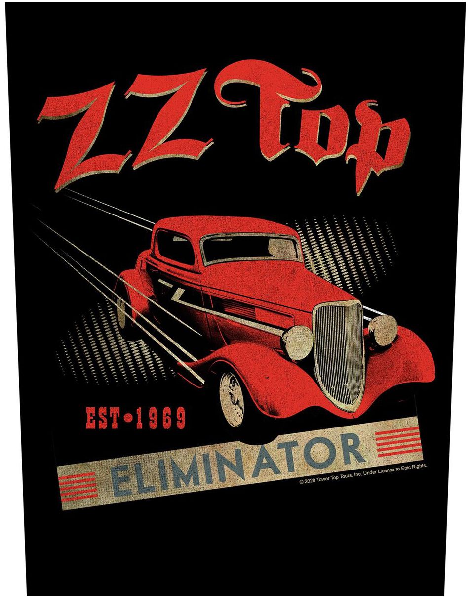 Image of ZZ Top Eliminator Backpatch multicolor