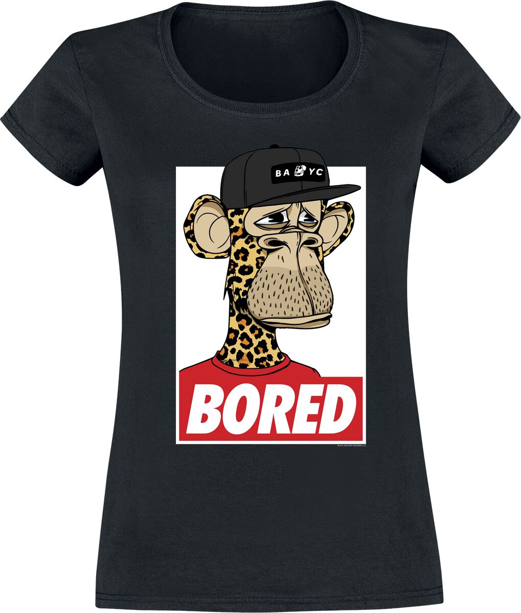 Image of T-Shirt di Bored of Directors - Banksy - S a XXL - Donna - nero