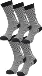 Fine Stripe Socks 3-Pack, Urban Classics, Socken