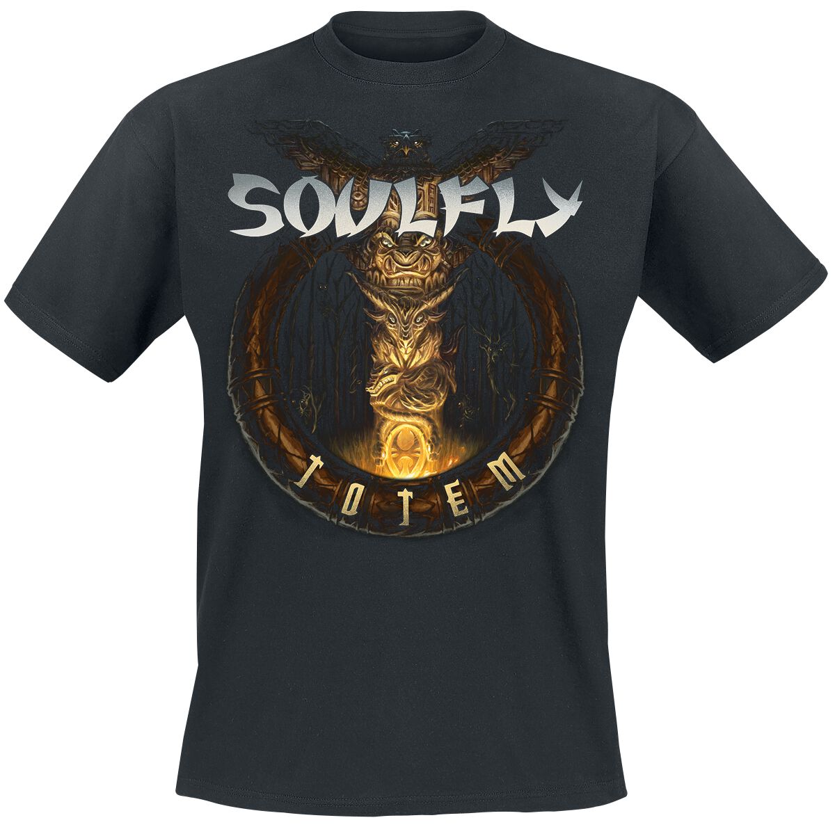Totem T-Shirt schwarz von Soulfly