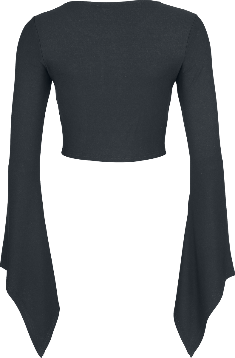 Thumbnail - Killstar Withered Garden - Liliths Lust Top Top schwarz in XS