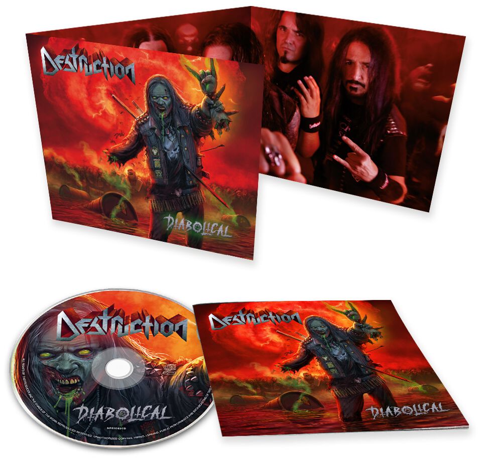 Image of Destruction Diabolical CD Standard