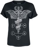 T-Shirt mit Viking Print, Black Premium by EMP, T-Shirt