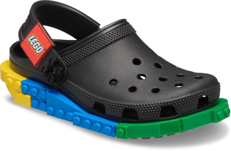Crocs Hausschuh - 4LW LEGO® Masterbrand System Clog - EU42-43 bis EU45-46 - Größe EU 45-46 - schwarz
