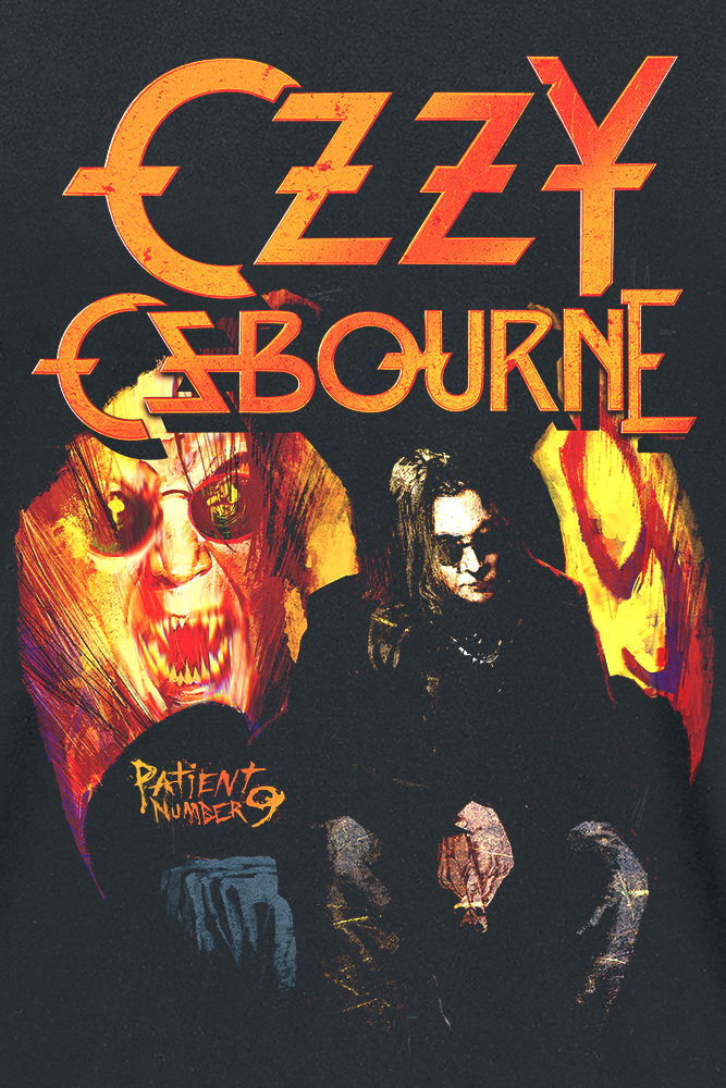Ozzy Osbourne Patient No 9 T-Shirt schwarz