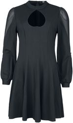 Kleid mit Herz-Ausschnitt, Black Premium by EMP, Kurzes Kleid