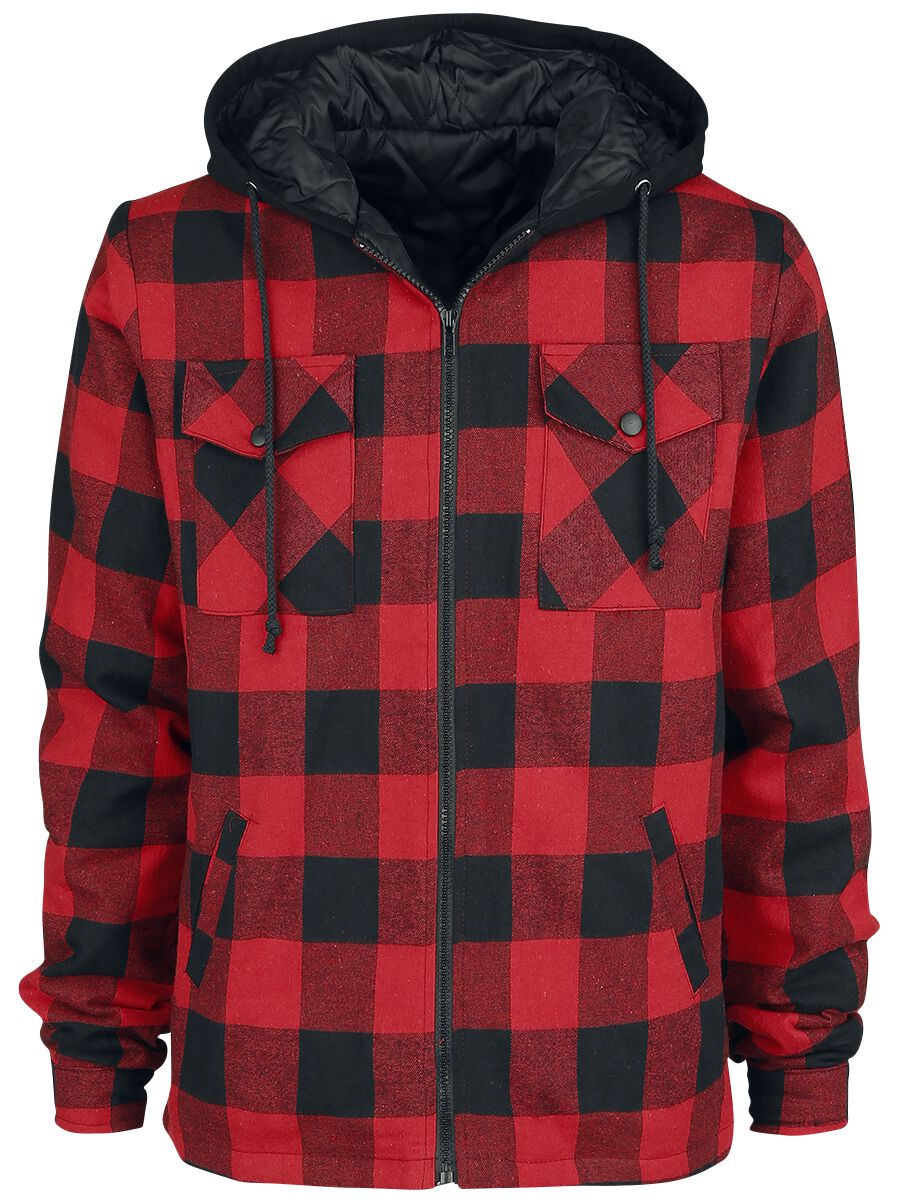 Forplay Lumberjack Übergangsjacke rot schwarz in M