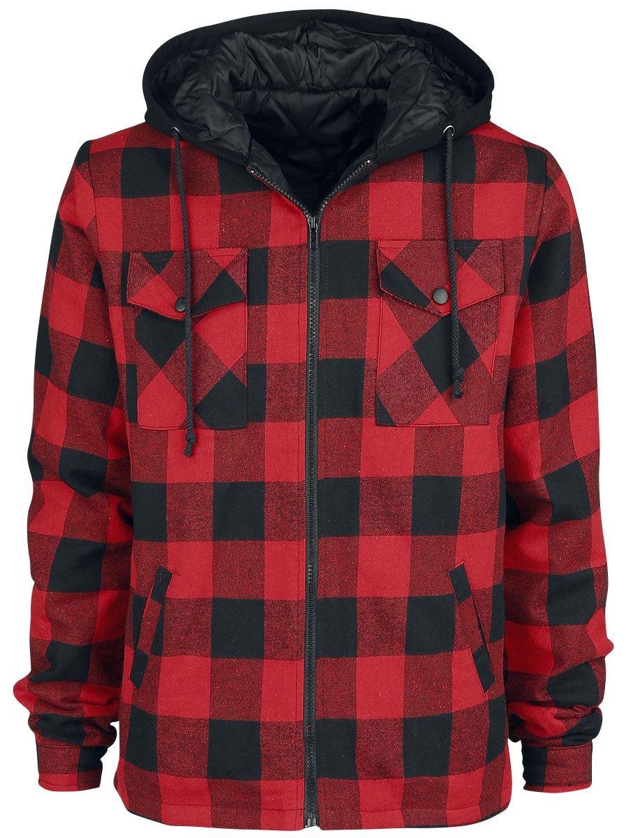 Forplay - Lumberjack - Übergangsjacke - rot| schwarz