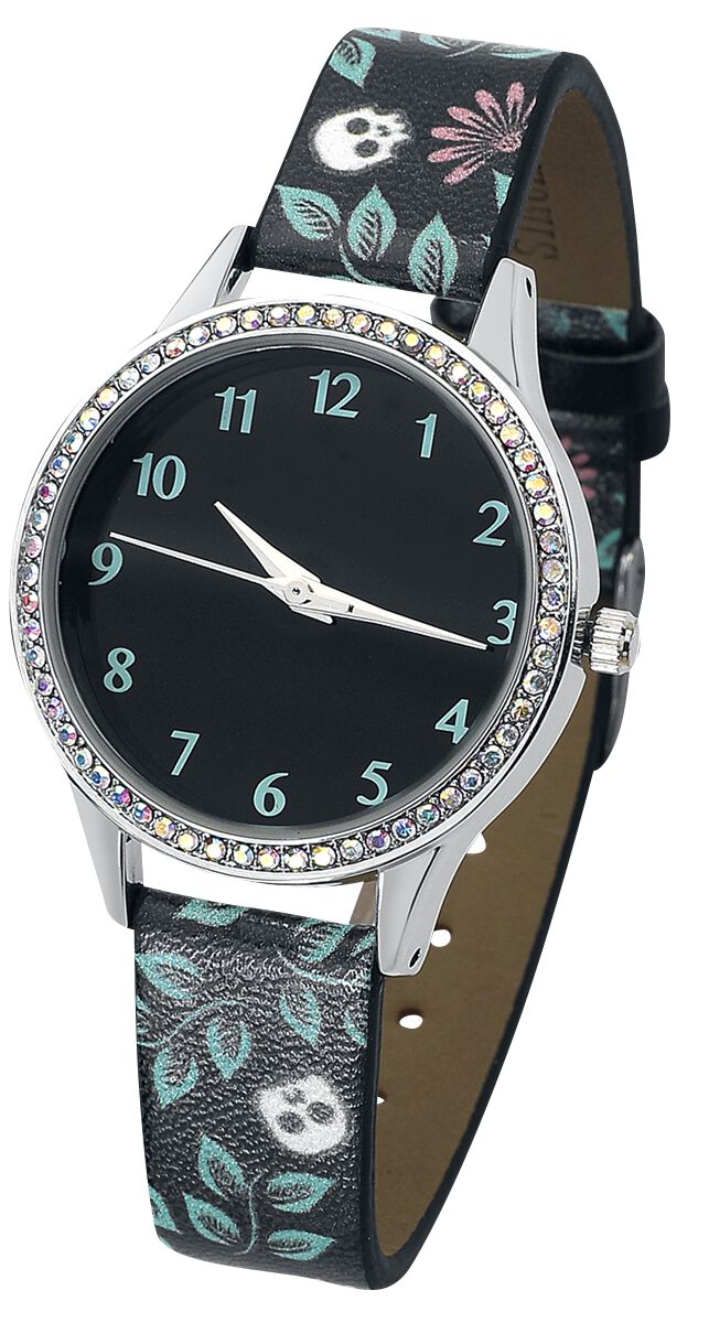 Blumenschädel Armbanduhren multicolor  - Onlineshop EMP