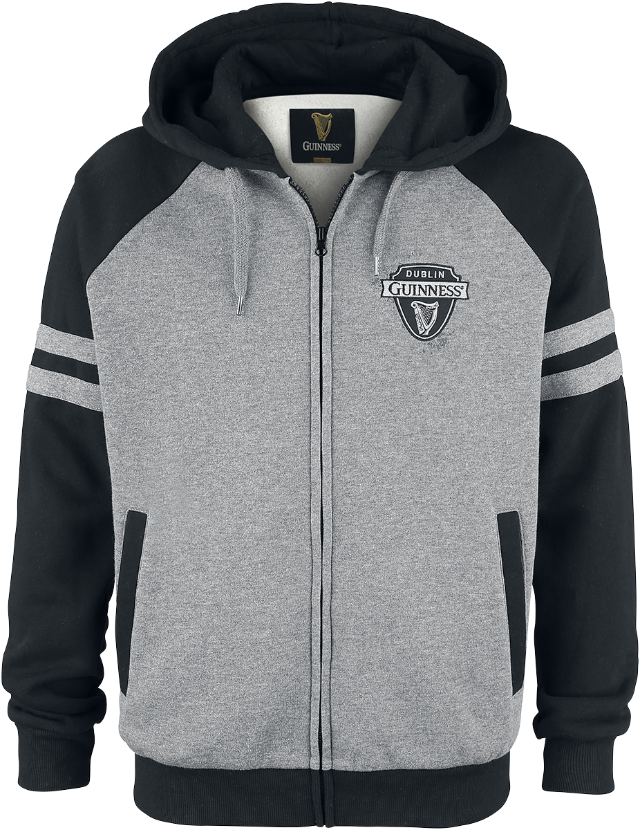 Guinness - Guinness 1759 - Hooded zip - mixed grey-black image