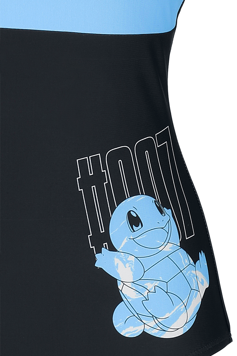 Pokémon Schiggy - 007 Badeanzug schwarz - 48.90% Rabatt