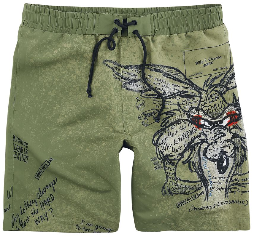 emp.de | "Coyote" swimming shorts olive by Looney Tunes