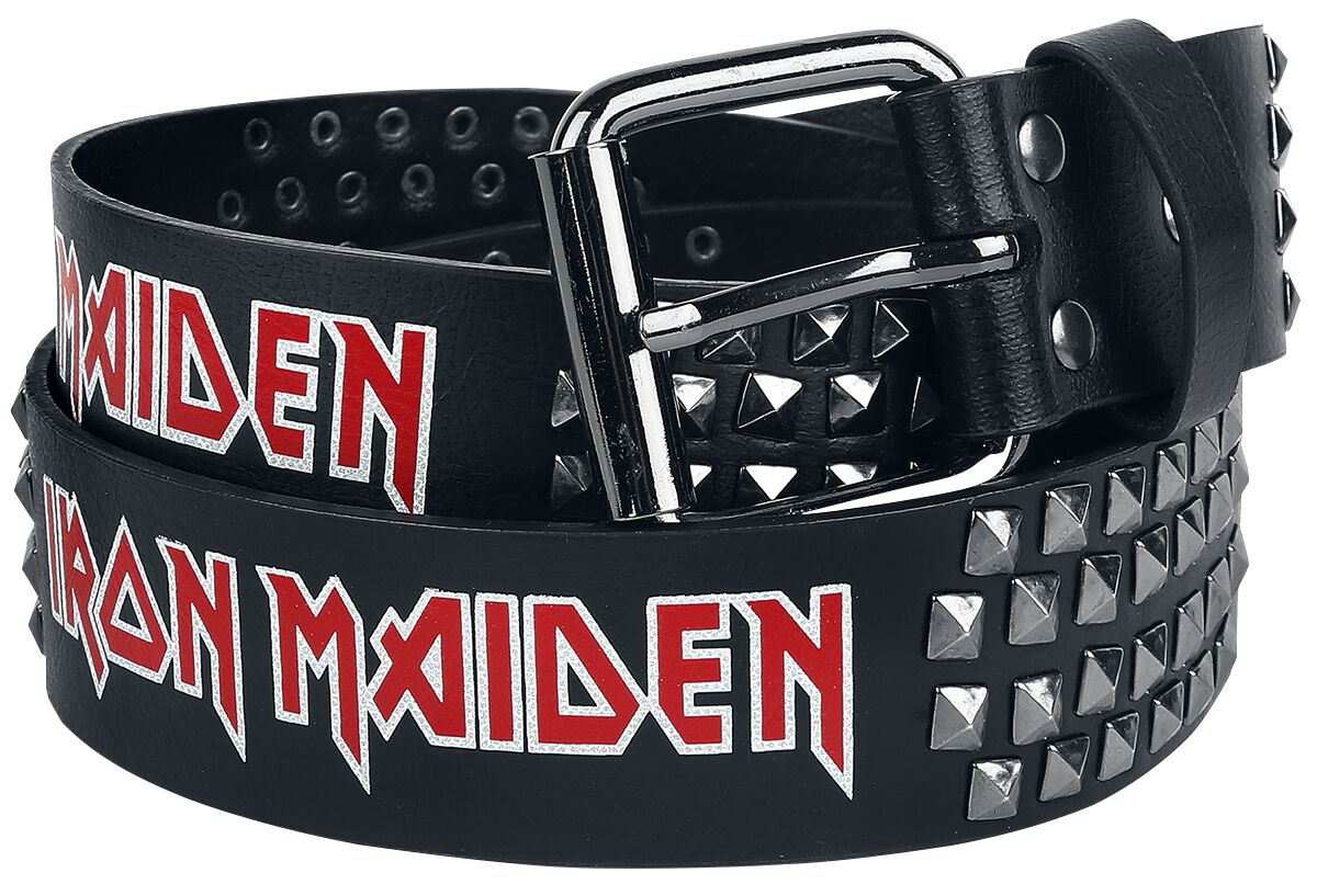 Iron Maiden Gürtel Logo Gürtel schwarz EMP exklusives Merchandise!  - Onlineshop EMP