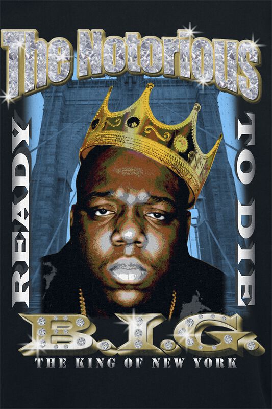 Band Merch Notorious B.I.G. Biggie Crown | Notorious B.I.G. T-Shirt