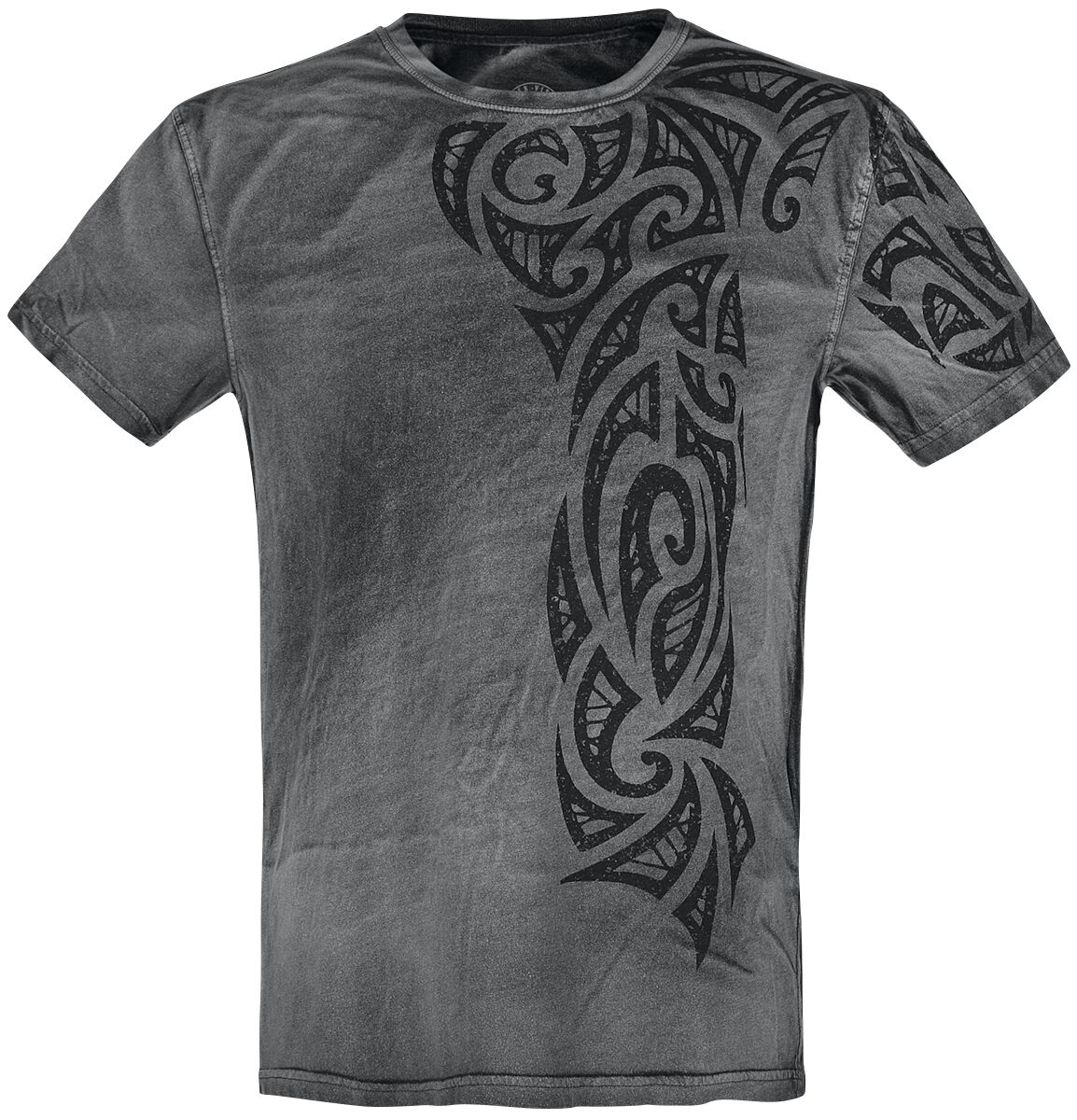 Outer Vision T-Shirt - Gothic Tattoo - S bis 4XL - für Männer - Größe L - grau